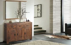 Kommode Genua Akazie dunkel B/H/T: ca. 130x86x40 cm