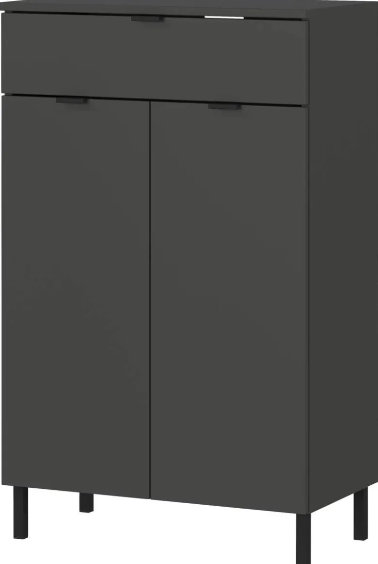 Kommode 1981-547 Graphit Optik B/H/T: ca. 60x97x34 cm