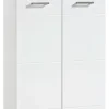 Kommode Kairo 1 weiß weiß Hochglanz B/H/T: ca. 79x111x34 cm