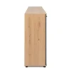 Kommode Kerry 51B Eiche Artisan Nachbildung anthrazit B/H/T: ca. 160x85x35 cm