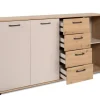 Kommode Kerry 51B Eiche Artisan Nachbildung Kaschmir B/H/T: ca. 160x85x35 cm