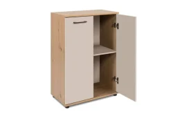 Kommode Kerry 01B Eiche Artisan Nachbildung Kaschmir B/H/T: ca. 60x85x35 cm