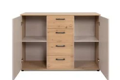 Kommode Kerry 01C Eiche Artisan Nachbildung Kaschmir B/H/T: ca. 120x85x35 cm