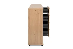 Kommode Kerry 01C Eiche Artisan Nachbildung anthrazit B/H/T: ca. 120x85x35 cm