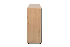 Kommode Kerry 01C Eiche Artisan Nachbildung anthrazit B/H/T: ca. 120x85x35 cm