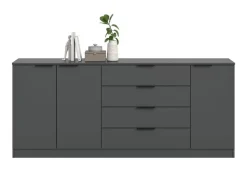 Kommode KOPENHAGEN anthrazit B/H/T: ca. 185x79x35 cm