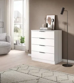 Kommode KOPENHAGEN weiß B/H/T: ca. 74x80x35 cm