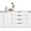 Kommode KOPENHAGEN weiß B/H/T: ca. 185x80x35 cm