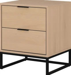 Kommode Luna 2S Oak B/H/L: ca. 45x58,6x50 cm