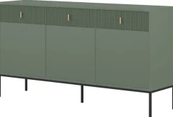 Kommode MAGGIORE grün dunkel B/H/T: ca. 154,2x82,5x39 cm