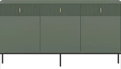 Kommode MAGGIORE grün dunkel B/H/T: ca. 154,2x82,5x39 cm