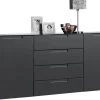 Kommode Mailand anthrazit B/H/T: ca. 180x79x40 cm