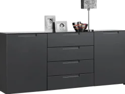 Kommode Mailand anthrazit B/H/T: ca. 180x79x40 cm