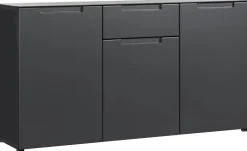Kommode Mailand anthrazit B/H/T: ca. 146x79x40 cm