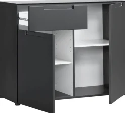 Kommode Mailand anthrazit B/H/T: ca. 97x79x40 cm