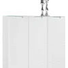 Kommode Mailand 13 weiß weiß Hochglanz B/H/T: ca. 135x120x34 cm