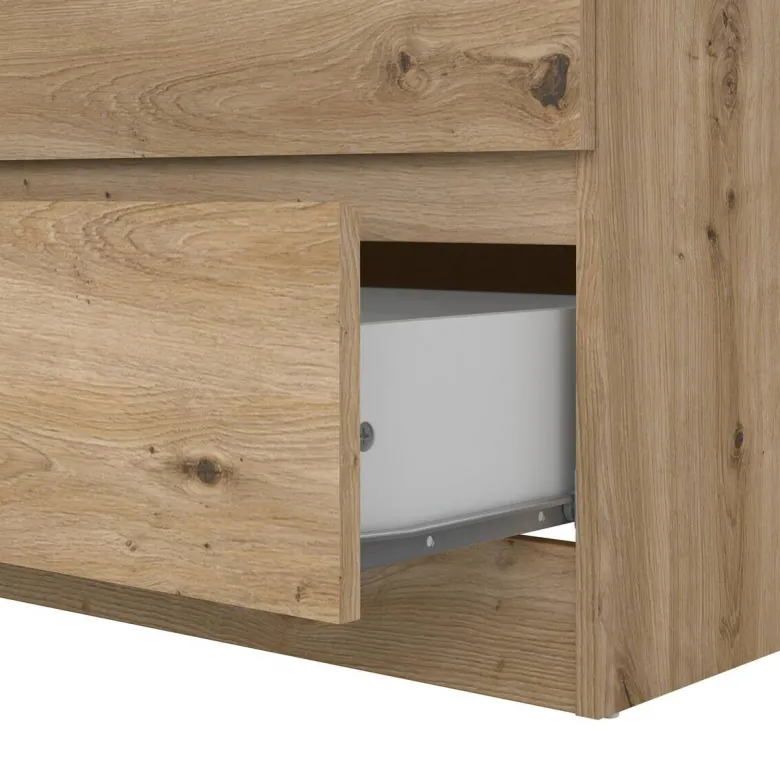 Kommode Mara Eiche Artisan Nachbildung B/H/T: ca. 77x80,5x42 cm