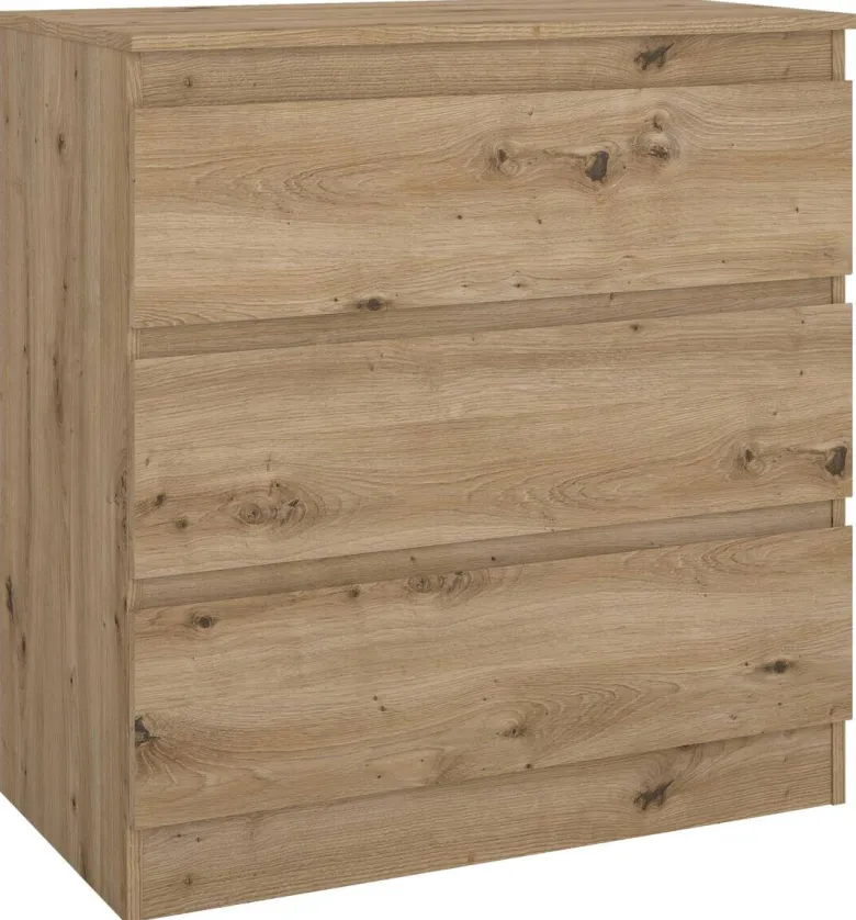 Kommode Mara Eiche Artisan Nachbildung B/H/T: ca. 77x80,5x42 cm