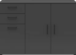 Kommode Multi-Stauraum Typ 28 anthrazit B/H/T: ca. 120x83x40 cm