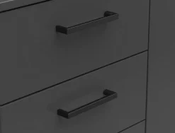 Kommode Multi-Stauraum Typ 28 anthrazit B/H/T: ca. 120x83x40 cm
