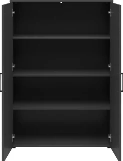 Kommode Multi-Stauraum Typ 31 anthrazit B/H/T: ca. 80x115x40 cm