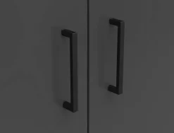 Kommode Multi-Stauraum Typ 24 anthrazit B/H/T: ca. 80x83x40 cm