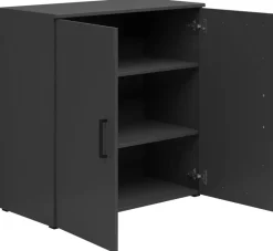 Kommode Multi-Stauraum Typ 24 anthrazit B/H/T: ca. 80x83x40 cm