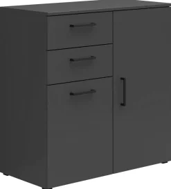Kommode Multi-Stauraum Typ 26 anthrazit B/H/T: ca. 80x83x40 cm