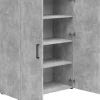 Kommode Multi-Stauraum Typ 31 Beton Optik B/H/T: ca. 80x115x40 cm