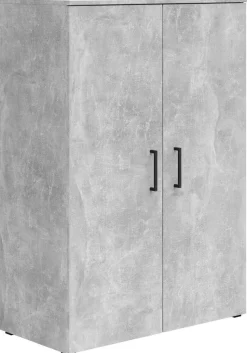Kommode Multi-Stauraum Typ 31 Beton Optik B/H/T: ca. 80x115x40 cm