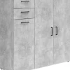 Kommode Multi-Stauraum Typ 33 Beton Optik B/H/T: ca. 120x115x40 cm
