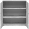 Kommode Multi-Stauraum Typ 24 Beton Optik B/H/T: ca. 80x83x40 cm