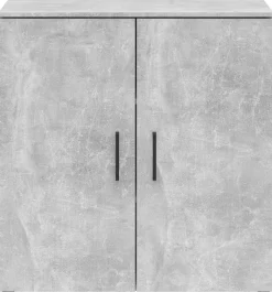 Kommode Multi-Stauraum Typ 24 Beton Optik B/H/T: ca. 80x83x40 cm