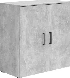Kommode Multi-Stauraum Typ 24 Beton Optik B/H/T: ca. 80x83x40 cm