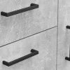 Kommode Multi-Stauraum Typ 26 Beton Optik B/H/T: ca. 80x83x40 cm