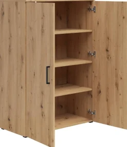Kommode Multi-Stauraum Typ 31 Eiche Artisan Nachbildung B/H/T: ca. 80x115x40 cm