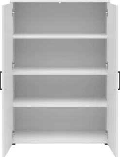 Kommode Multi-Stauraum Typ 31 weiß B/H/T: ca. 80x115x40 cm
