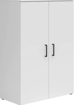Kommode Multi-Stauraum Typ 31 weiß B/H/T: ca. 80x115x40 cm