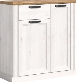Kommode Panto Pinie Nachbildung Eiche Nelson Nachbildung B/H/T: ca. 98x103x40 cm