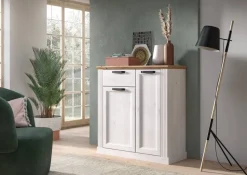 Kommode Panto Pinie Nachbildung Eiche Nelson Nachbildung B/H/T: ca. 98x103x40 cm