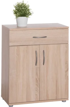 Kommode Peggy 2 Eiche Sonoma Nachbildung B/H/T: ca. 57x69x29 cm