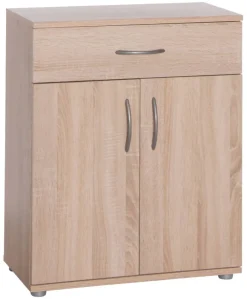 Kommode Peggy 2 Eiche Sonoma Nachbildung B/H/T: ca. 57x69x29 cm