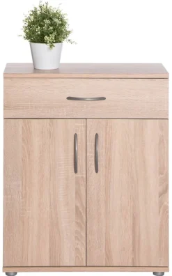 Kommode Peggy 2 Eiche Sonoma Nachbildung B/H/T: ca. 57x69x29 cm