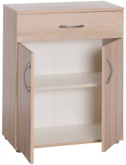Kommode Peggy 2 Eiche Sonoma Nachbildung B/H/T: ca. 57x69x29 cm