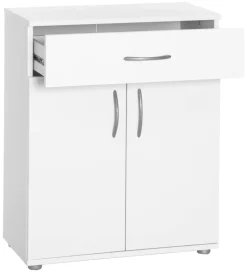 Kommode Peggy 2 weiß B/H/T: ca. 57x68,5x29 cm