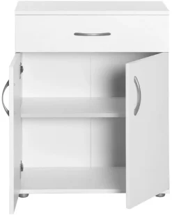 Kommode Peggy 2 weiß B/H/T: ca. 57x68,5x29 cm