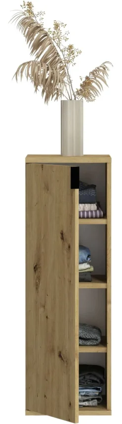 Kommode PROJEKT Eiche Artisan Nachbildung B/H/T: ca. 30x99x34 cm