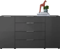 Kommode Santorin anthrazit B/H/T: ca. 180x99x40 cm
