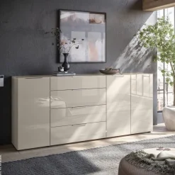 Kommode Santorin Cashmere B/H/T: ca. 226x99x40 cm