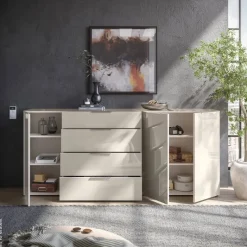 Kommode Santorin Cashmere B/H/T: ca. 226x99x40 cm